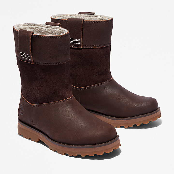 Courma Kid Pull-on Boot for Youth in Brown