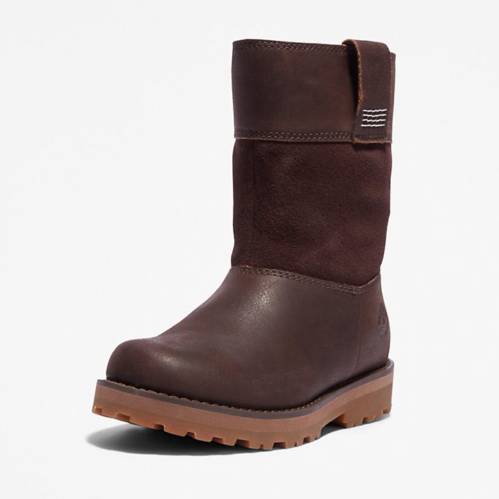 Courma Kid Pull-on Boot for Youth in Brown-
