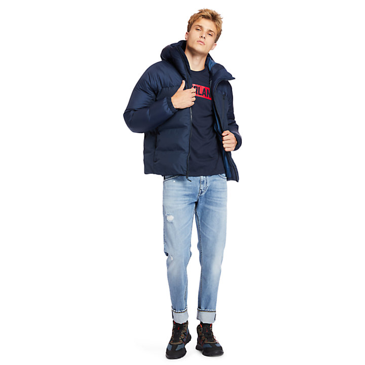 Neo Summit Hooded Jacket for Men in Navy-