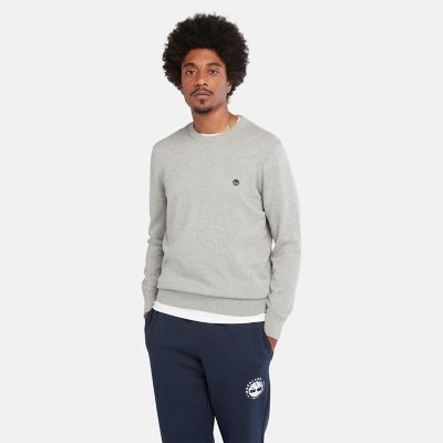 Pull à col rond Williams River pour homme en gris | Timberland