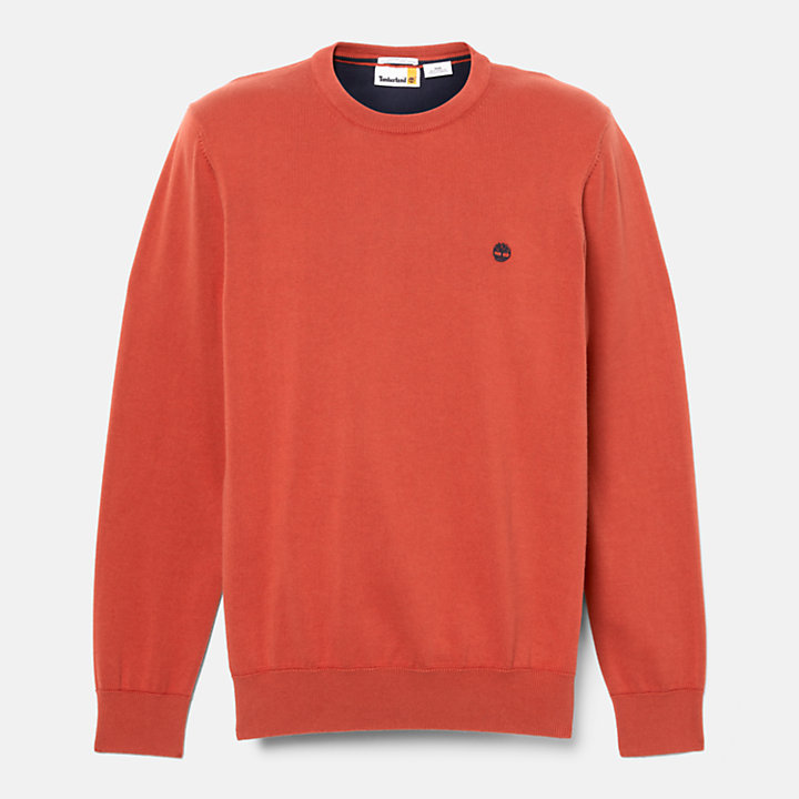 Williams River Crewneck Sweater for Men in Red-