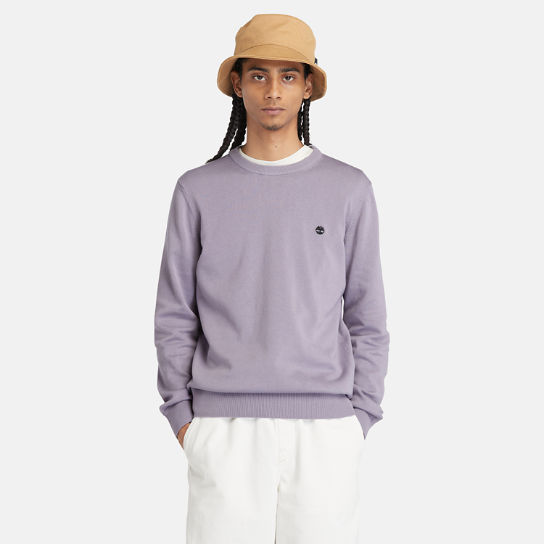 Williams River Crewneck Sweater for Men in Purple | Timberland