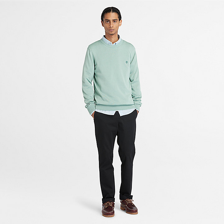 Williams River Crewneck Sweater for Men in Green | Timberland