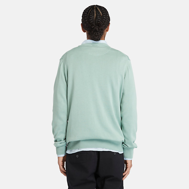 Williams River Crewneck Sweater for Men in Green | Timberland