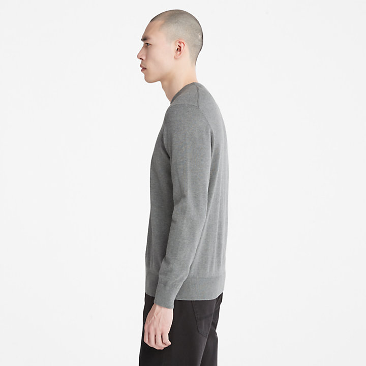 Williams River Sweater for Men in Dark Grey-