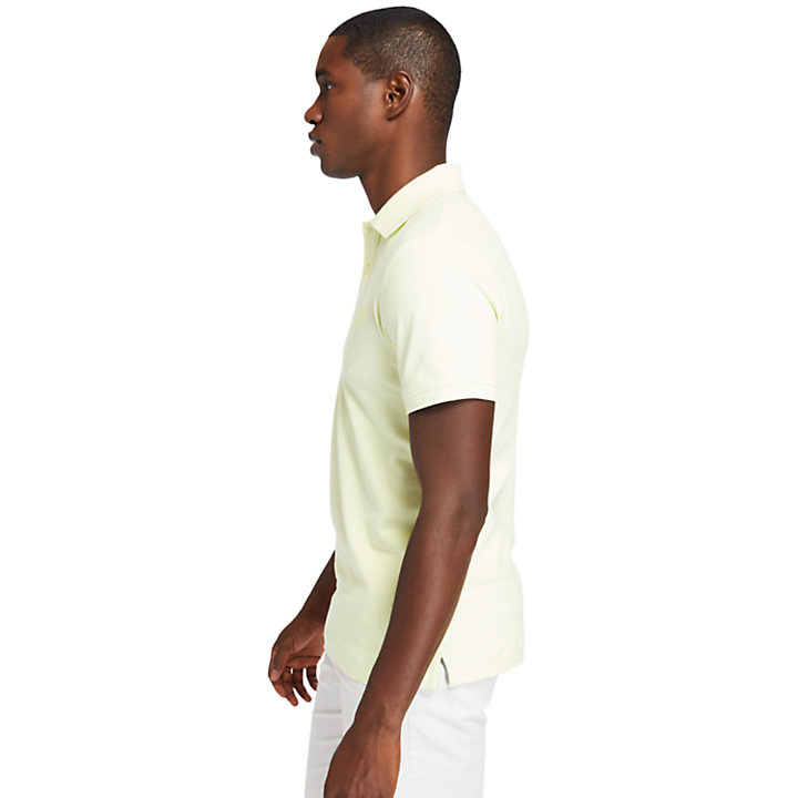 Millers River Polo Shirt for Men in Light Yellow-