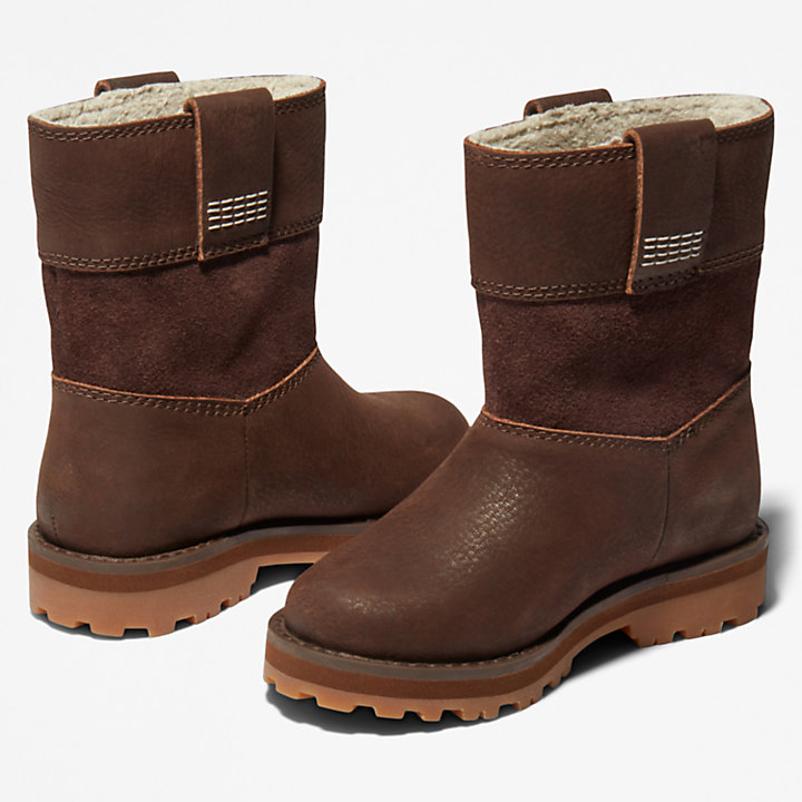 Courma Kid Pull-On Boot for Toddler in Dark Brown | Timberland