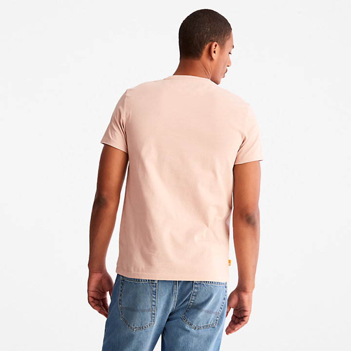 Dunstan River T-Shirt for Men in Light Pink-