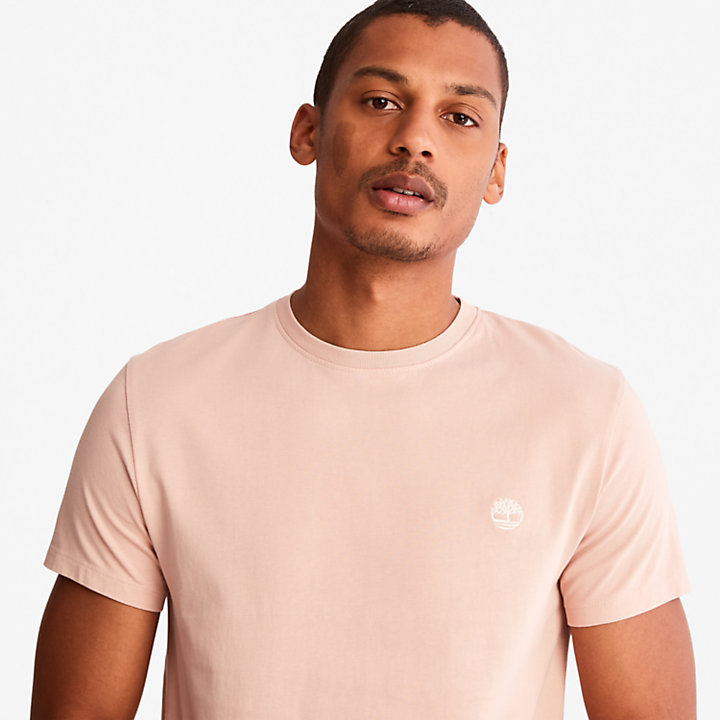Dunstan River T-Shirt for Men in Light Pink-