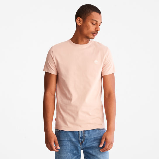 T-shirt da Uomo Dunstan River in rosa chiaro | Timberland