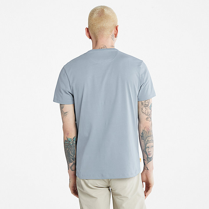 Dunstan River T-shirt voor heren in lichtblauw