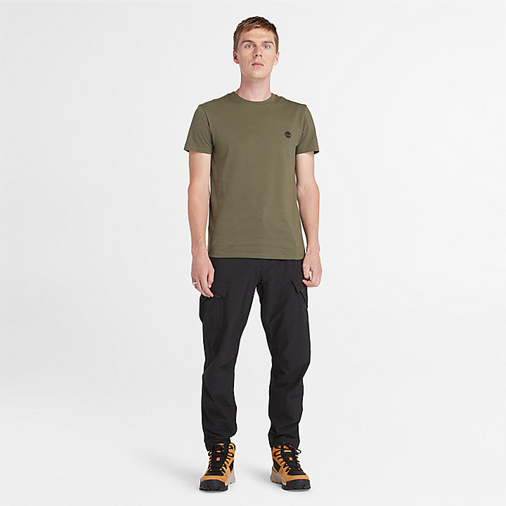 Dunstan River Slim-Fit T-Shirt for Men in Dark Green | Timberland
