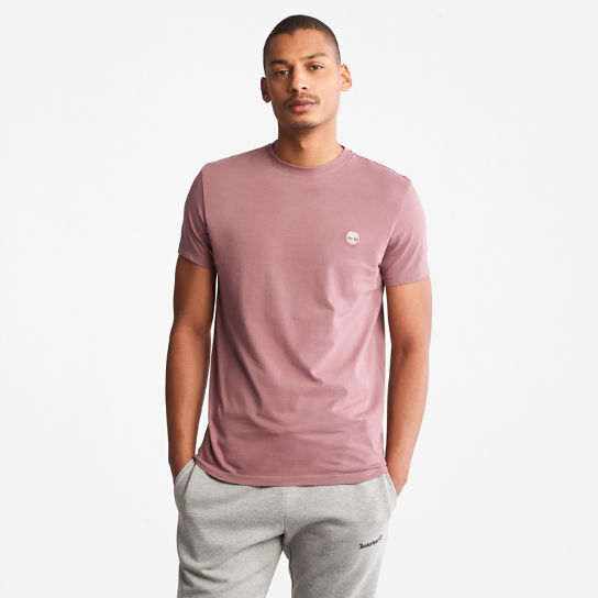 T-shirt da Uomo Dunstan River in rosa | Timberland