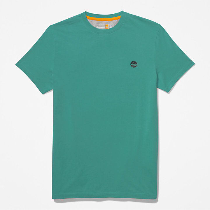 T-shirt da Uomo Dunstan River in verde-