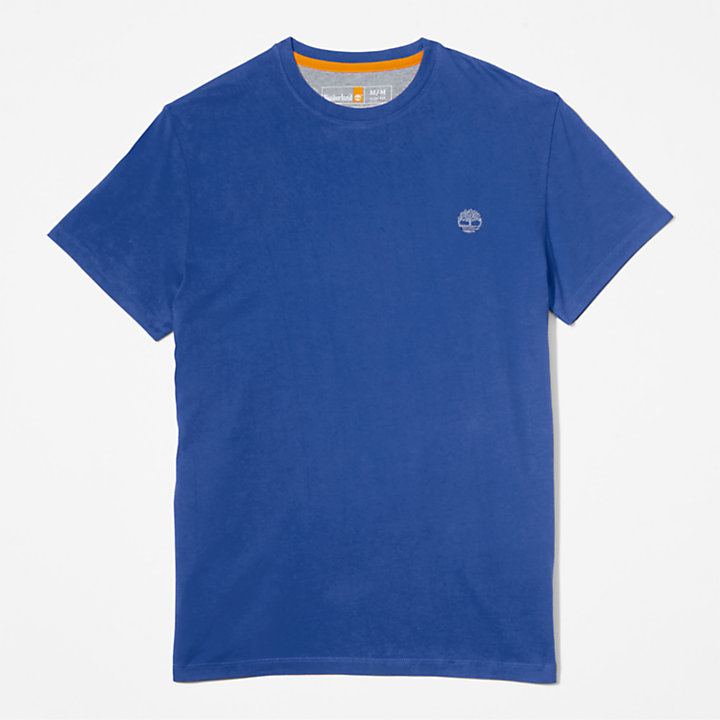 Camiseta de cuello redondo Dunstan River para hombre en azul oscuro-