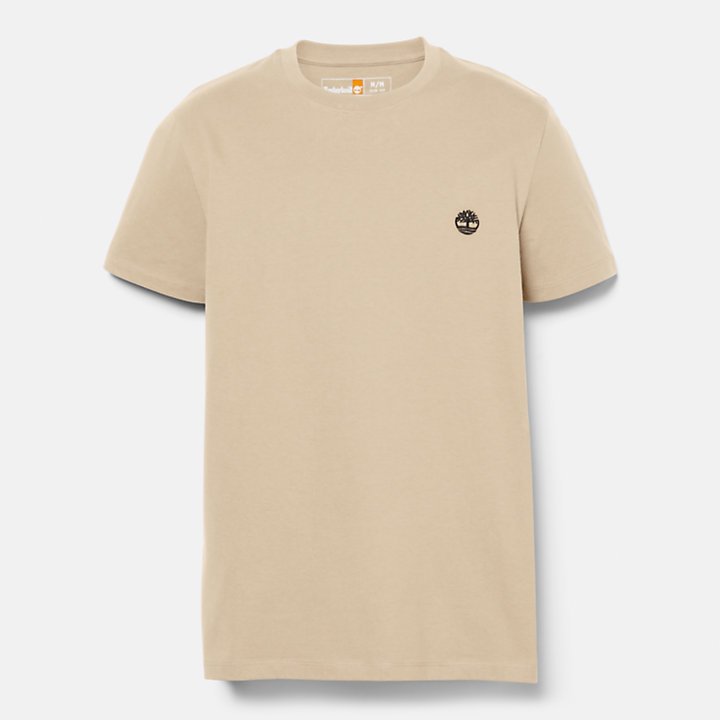Dunstan River T-shirt voor heren in beige-