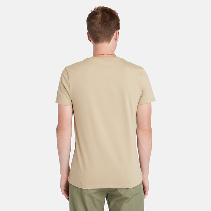 Dunstan River T-Shirt for Men in Beige-