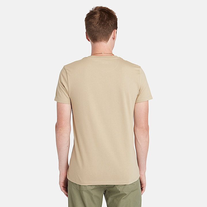 T-shirt Dunstan River pour homme en beige