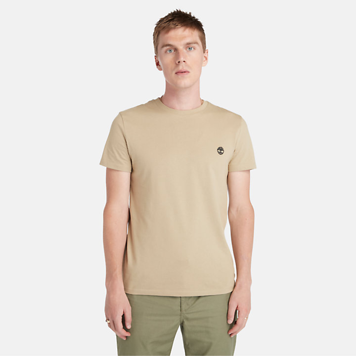 T-shirt Dunstan River pour homme en beige-