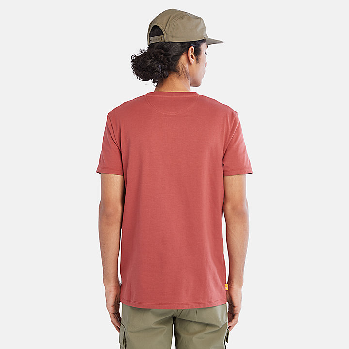 Dunstan River Slim-Fit T-Shirt for Men in Dark Brown