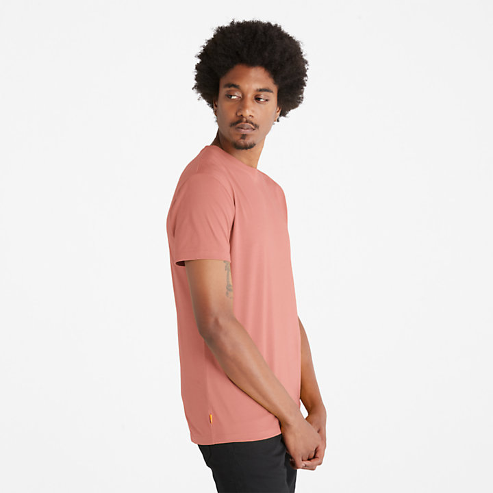 T-shirt Slim-Fit Dunstan River da Uomo in marrone-