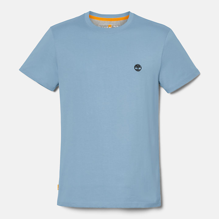 T-shirt Slim-Fit Dunstan River da Uomo in blu-
