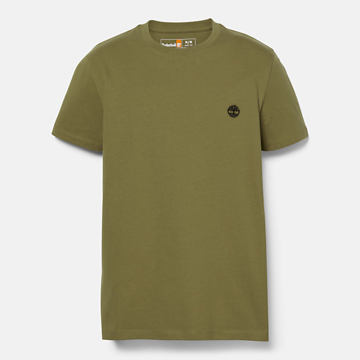 Dunstan River T-shirt voor heren in groen-
