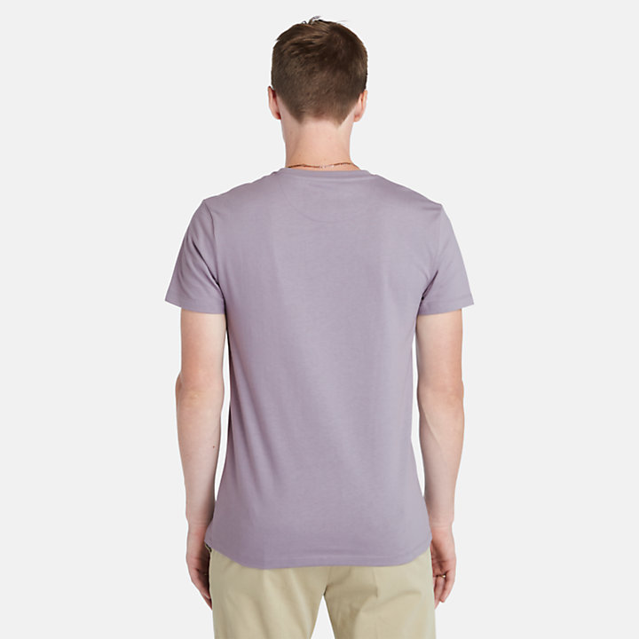 T-shirt Dunstan River da Uomo in viola-