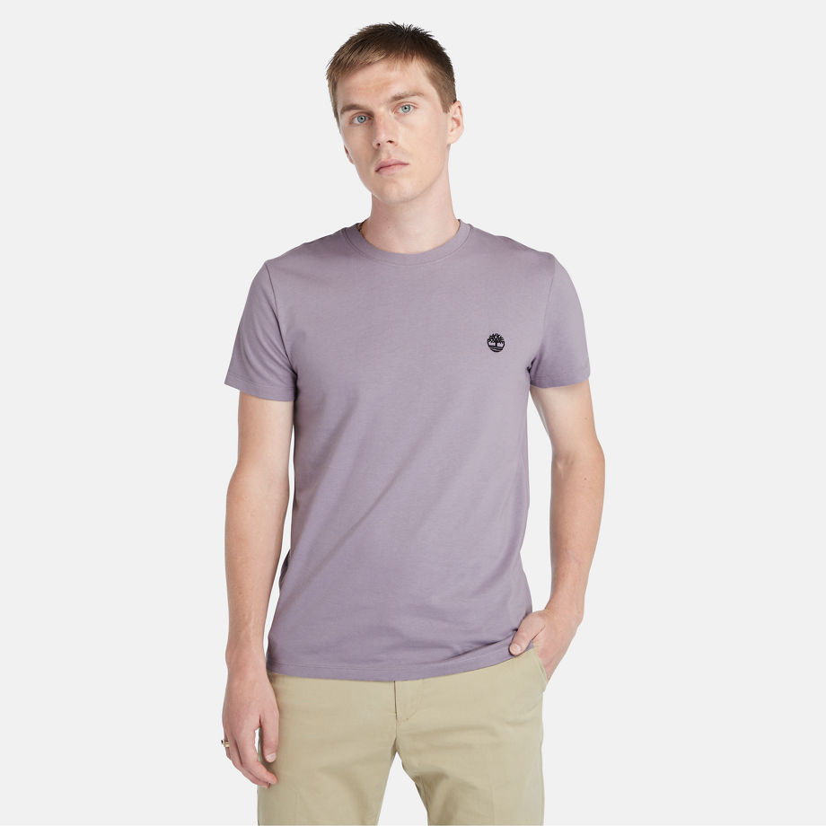 Timberland Dunstan River T-shirt For Men In Purple Purple, Size S