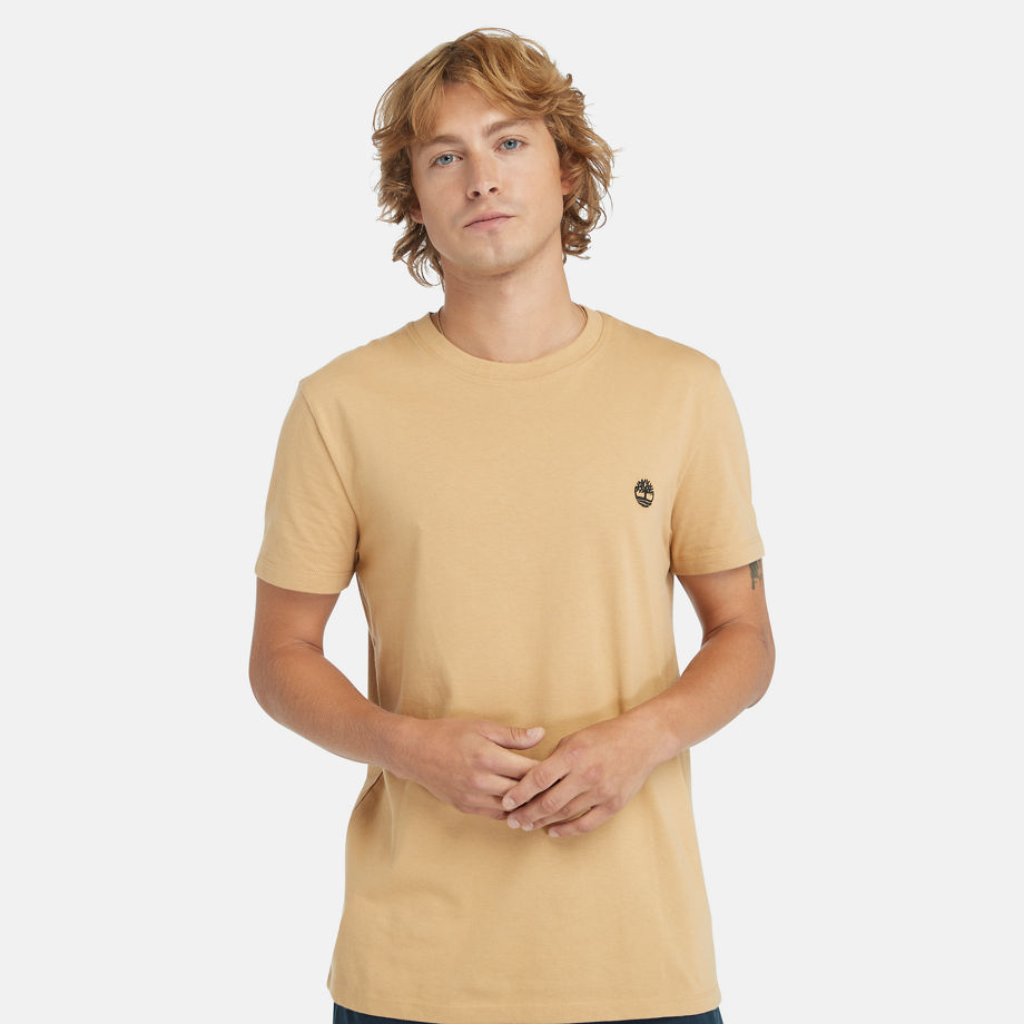Timberland Dunstan River T-shirt For Men In Light Brown Brown, Size XXL