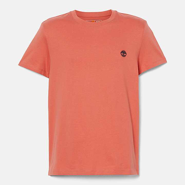 T-shirt Dunstan River para Homem em laranja-claro