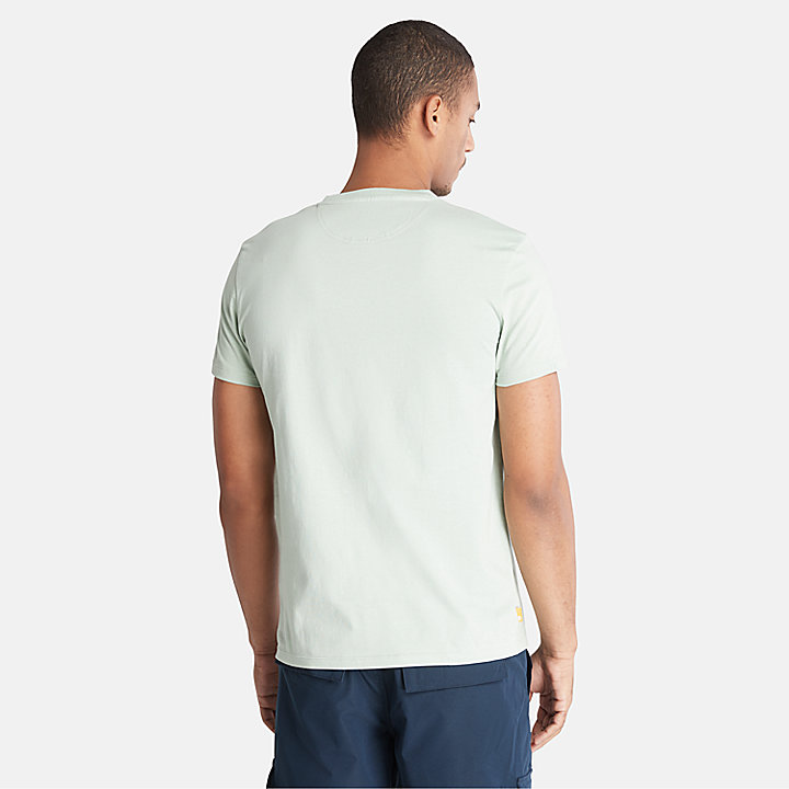 T-shirt coupe slim Dunstan River pour homme en vert