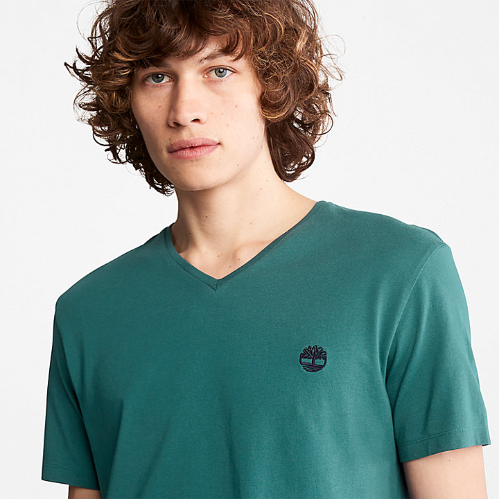 T-shirt Dunstan River da Uomo in verde acqua