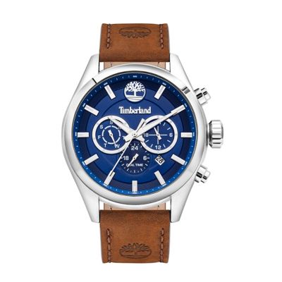 Timberland - Ashmont Armbanduhr für Herren in Blau/Braun