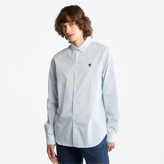 Suncook River Gingham Shirt for Men in Blue | Timberland