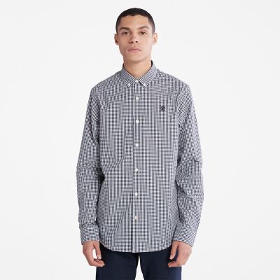 Timberland Suncook River Gingham Shirt For Men In Navy Navy