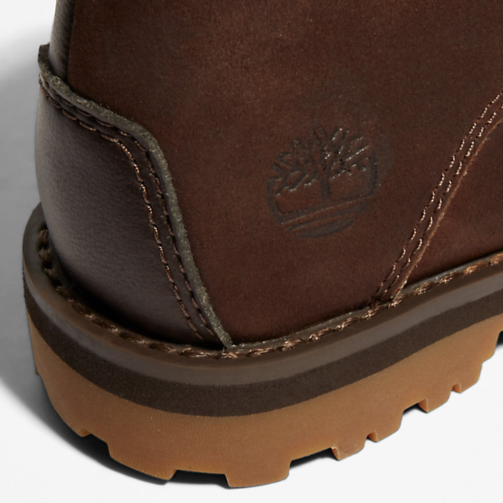 Courma Kid Chukka Boot for Toddler in Dark Brown-