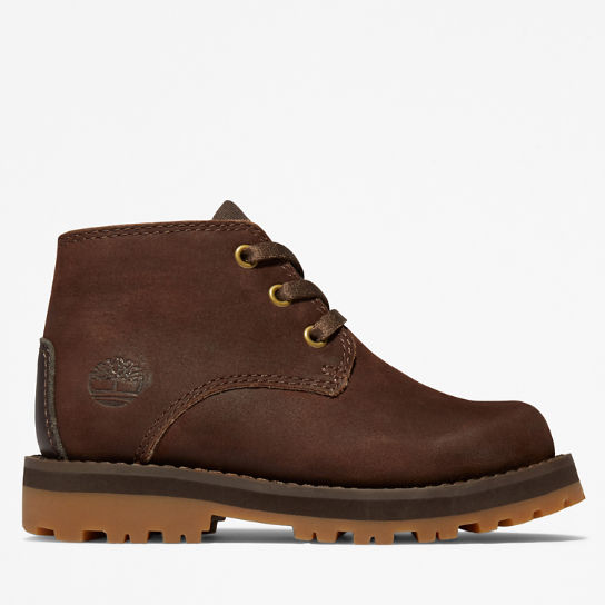 Courma Kid Chukka Boot for Toddler in Dark Brown | Timberland