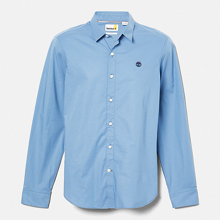 Eastham River Fitted Shirt for Men in Blue