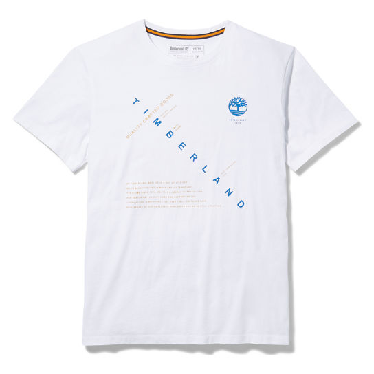 T-shirt Kennebec River Storytelling pour homme en Blanc | Timberland