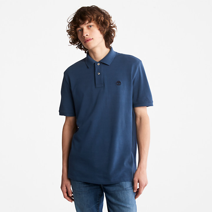 Millers River Polo Shirt for Men in Blue-