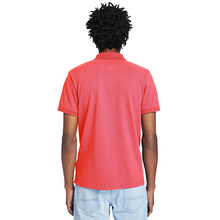 Millers River Polo Shirt for Men in Red-