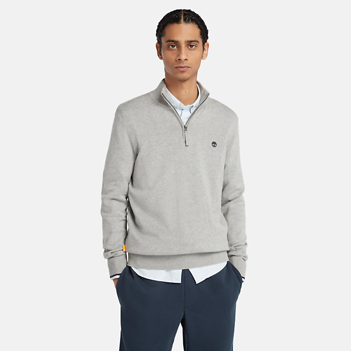 Williams River Half-zip Sweater for Men in Grey-