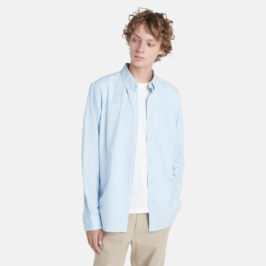Gale River Long-sleeved Oxford Shirt for Men in Light Blue | Timberland