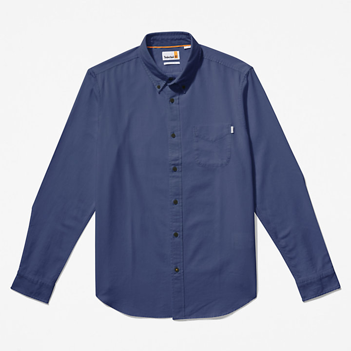 Gale River Oxford Shirt for Men in Dark Blue-