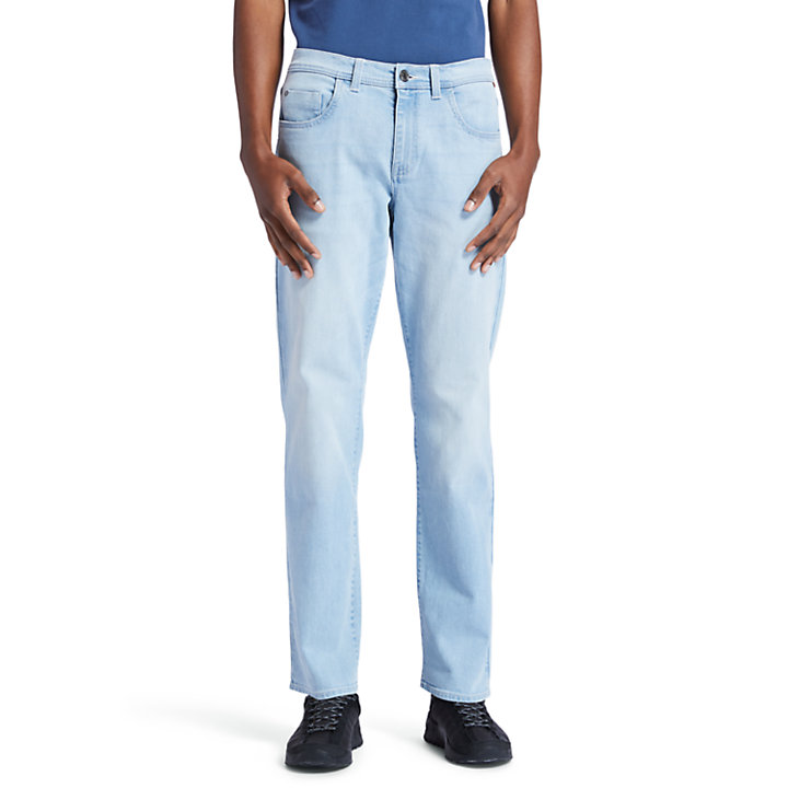 Squam Lake Stretch Jeans for Men in Light Blue-