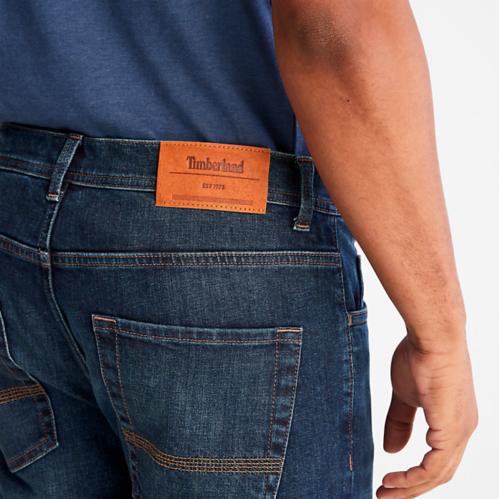 Squam Lake Stretch Denim Jeans voor heren in indigo-