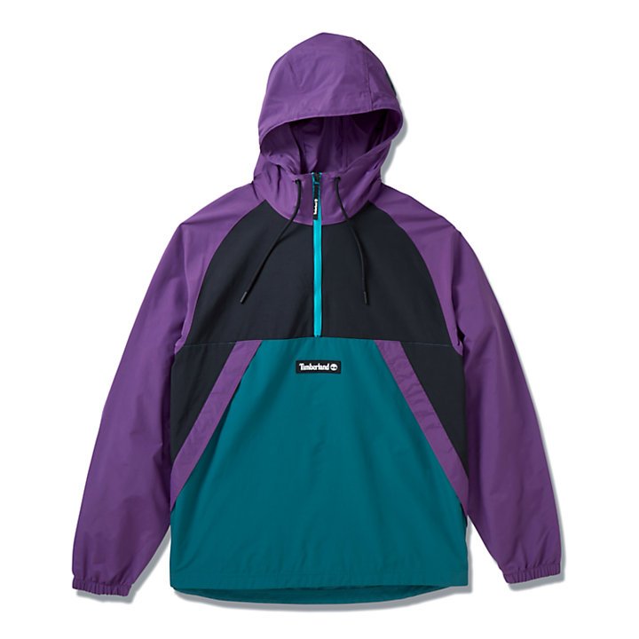 Pullover Windbreaker Jacket for Men in Purple | Timberland