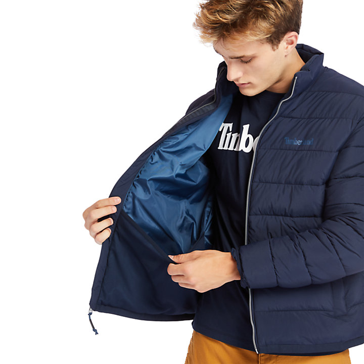 Garfield gewatteerde jas met tunnelkraag voor heren marineblauw-