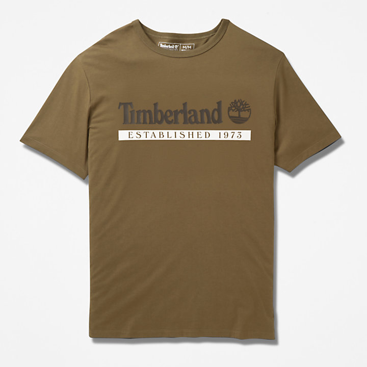 Established 1973 T-Shirt for Men in Green | Timberland